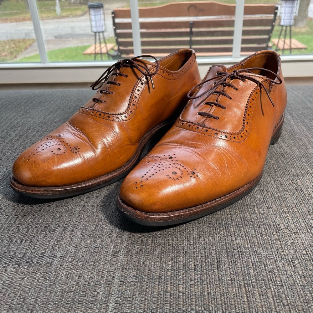 Allen Edmonds Cornwallis Walnut Dainite 9.5 3E EEE Wide